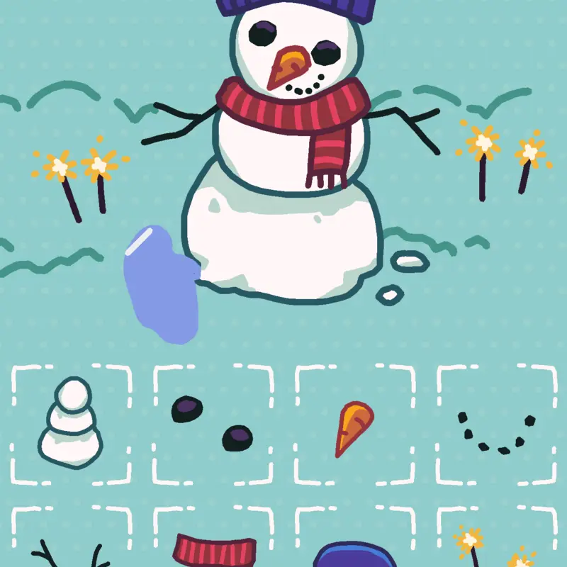 Make snowman’s by @rafaisdev