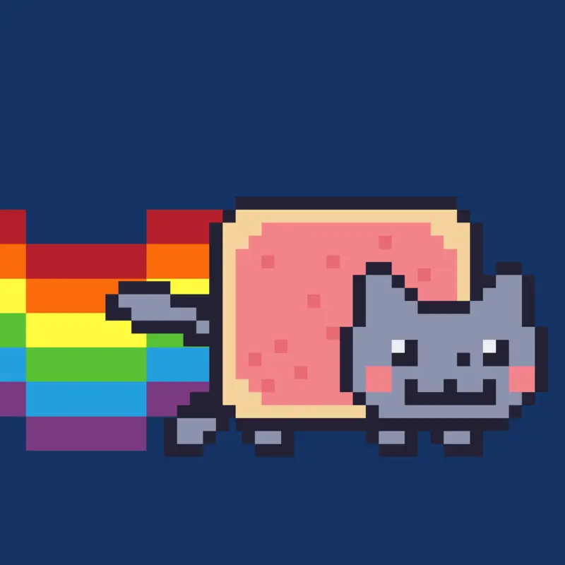 Nyan cat by @cubble