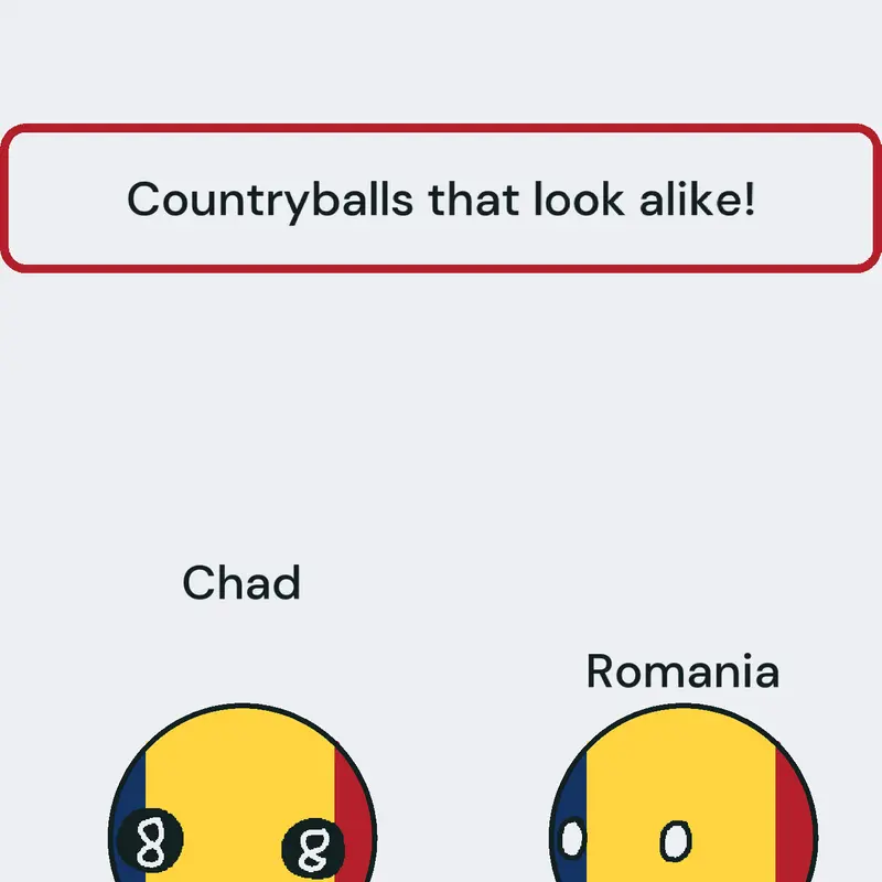 countryballs that look similar by @SlovaniaMahmoud