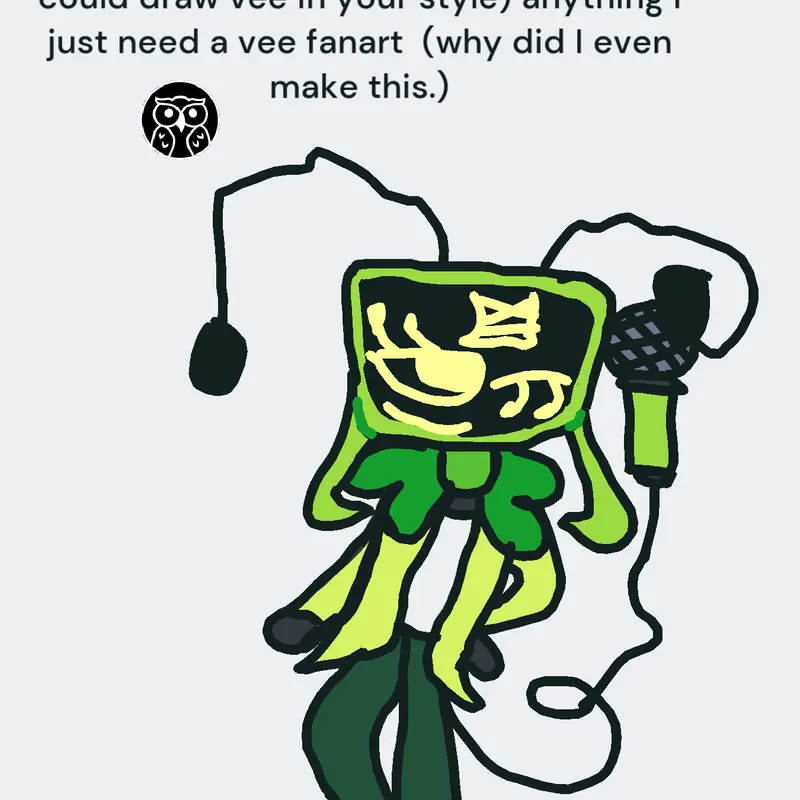 Vee Fanart Making by @random_mutifandomguy