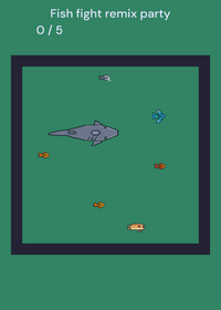 Fish fighting remix party
