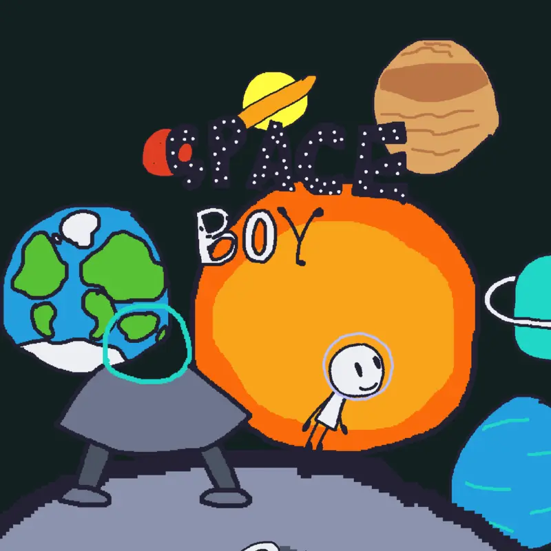 Space Boy (The Boy in The Moon) by @castle_matthew