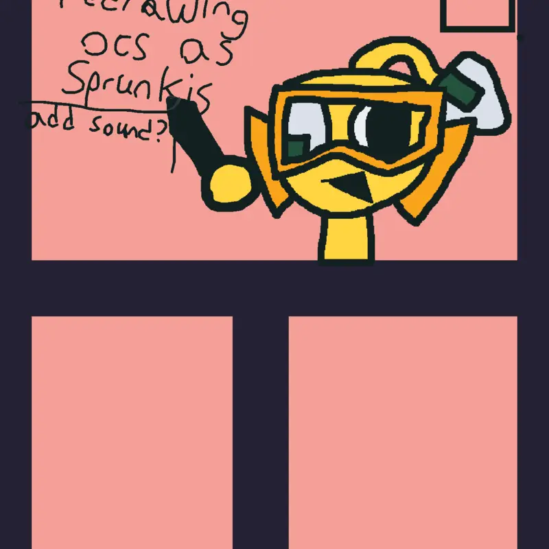 Redrawing YOUR ocs as sprunkis! by @baileysushi