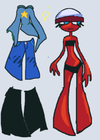 Dandy’s world puzzle dress up WIP and it’s...