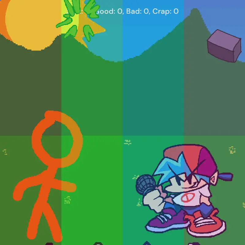 Boyfriend vs Stickman(+bf Fix) by @El_Sunky47