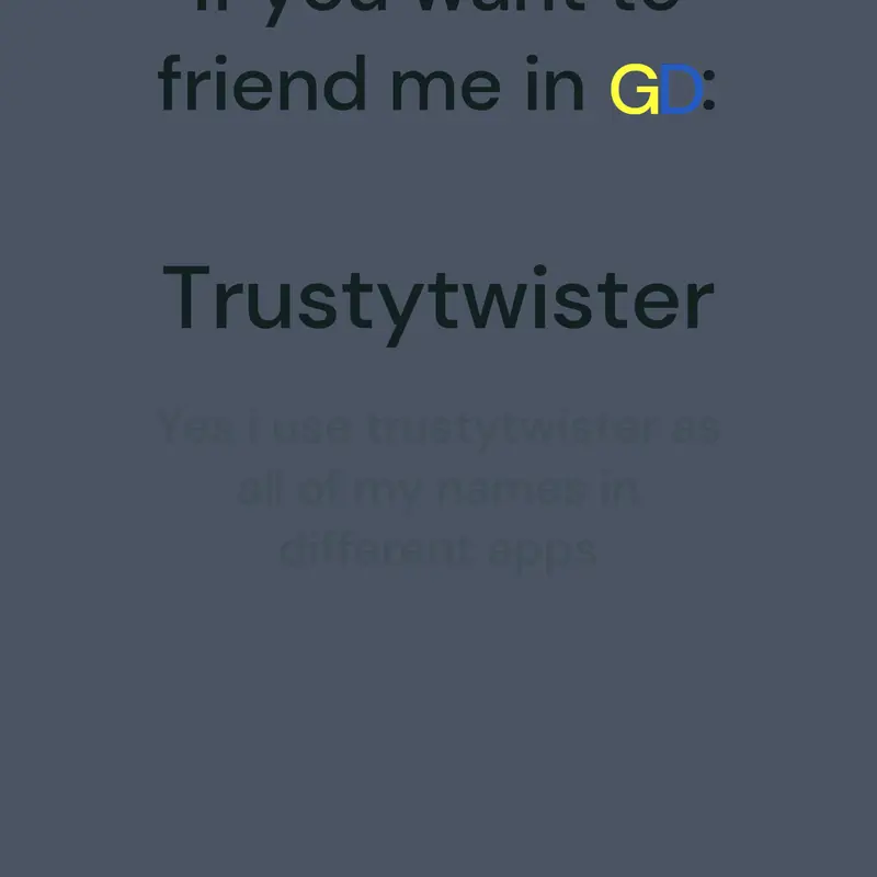 Game by @trustytwister