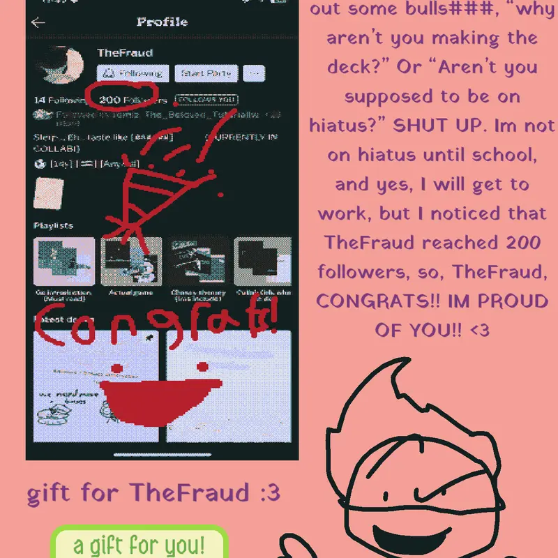 THEFRAUD CELEBRATION!! by @GOOD-locaswillmerlol