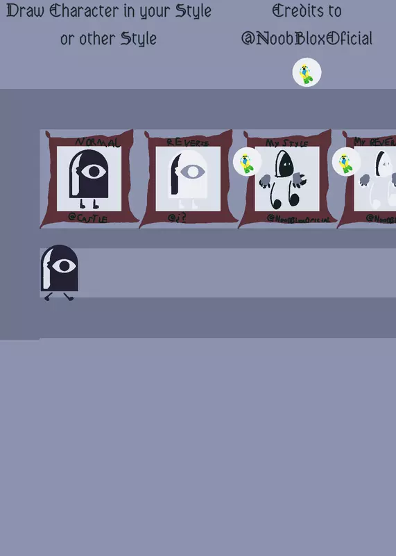 Game to draw Character by @CabTheCube