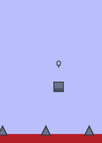 simply just jump on a spike