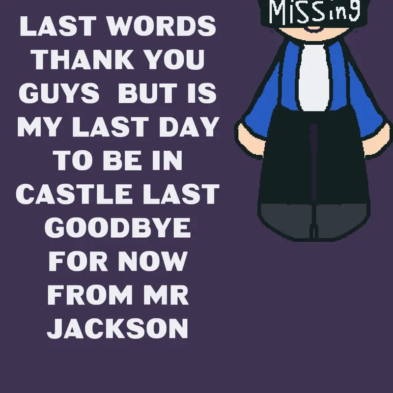 Last day of Mr Jackson by @OscarTheHollowGuy