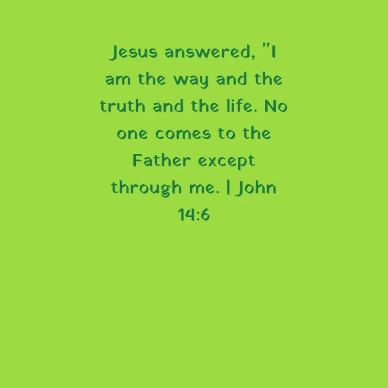 John 14:6 ⋆☘️° by @Spreadingthegospel