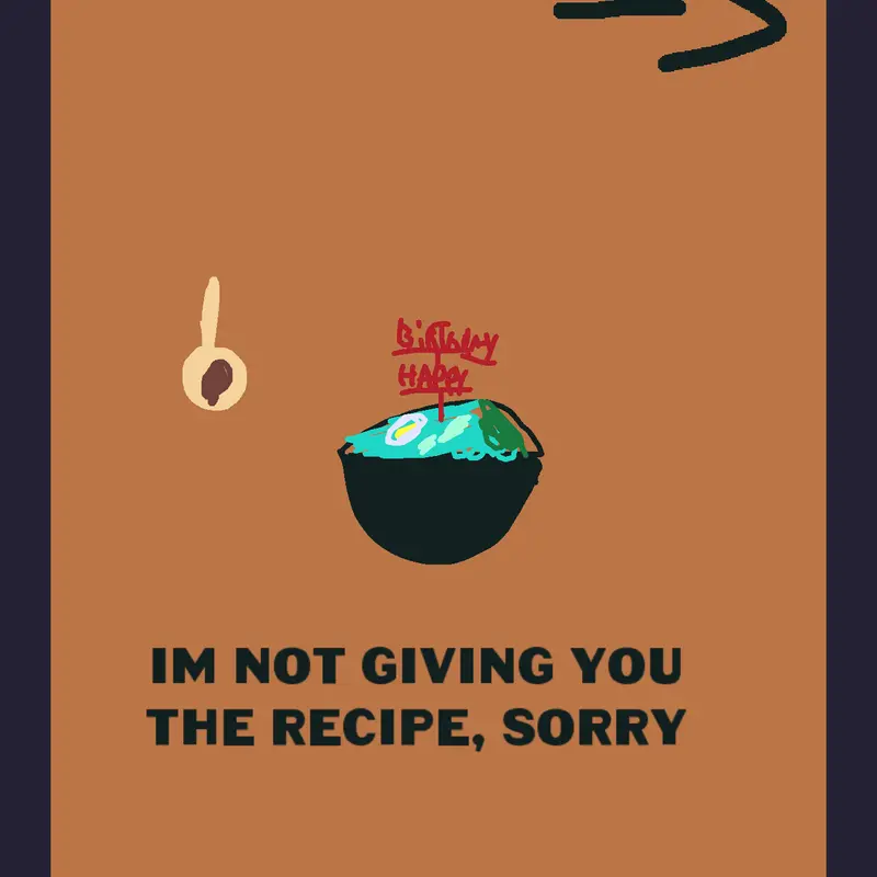 Not giving the recipe by @Gonal