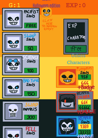 undertale: judgement day sans Multiverse