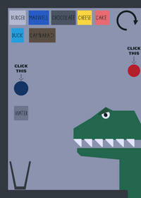Feed the dino!