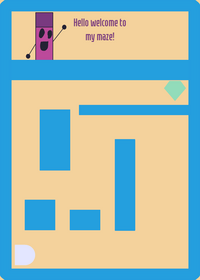 Your average trendy maze card