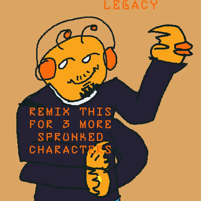 Sprunked legacy draw by @BONK_BOI