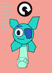 My sprunki oc: HEXXOR Phase 1 (normal)