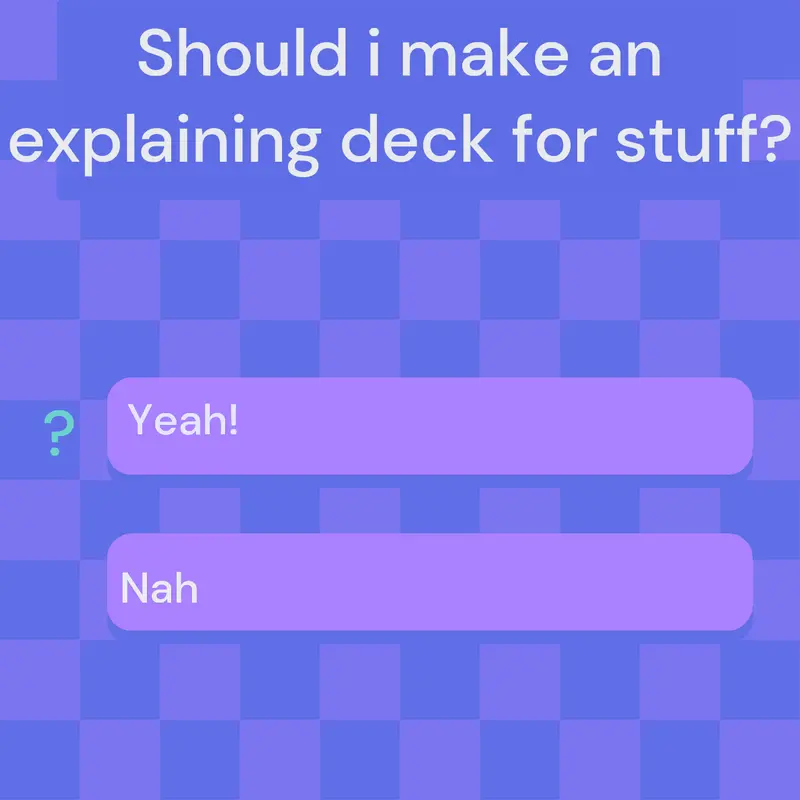 Questionniare deck for another deck by @saberplayer