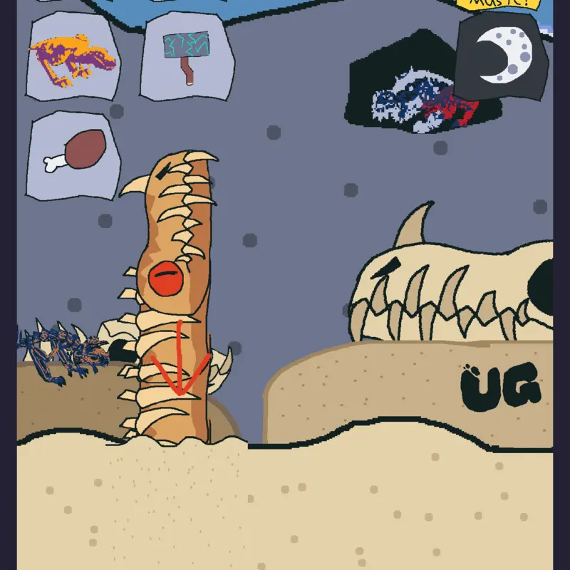 UG VR Sand snake Sandbox by @SalamanderVR1954