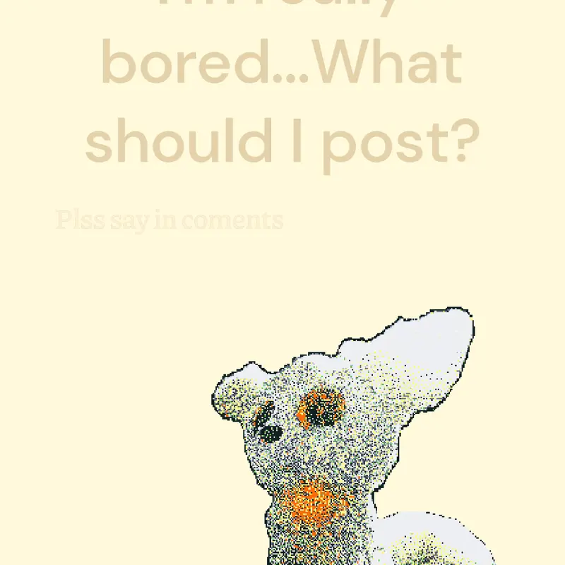Im really bored. by @Apollo408