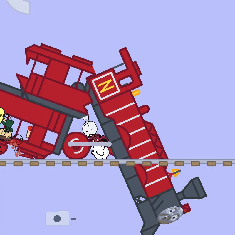 Train crash by @tallbog