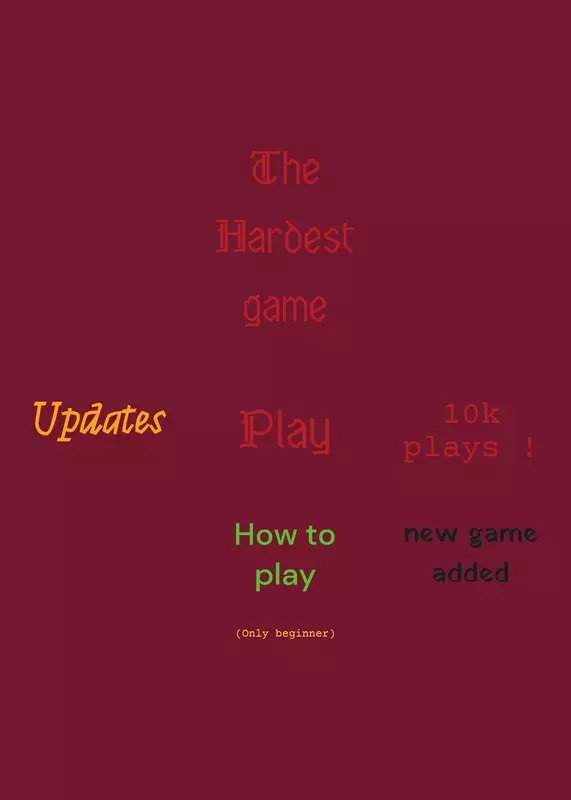Game by @Gerdonia