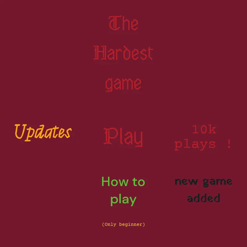 Game by @Gerdonia