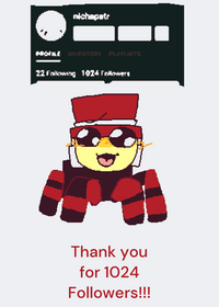 Thanks you for 1024 followers!!!