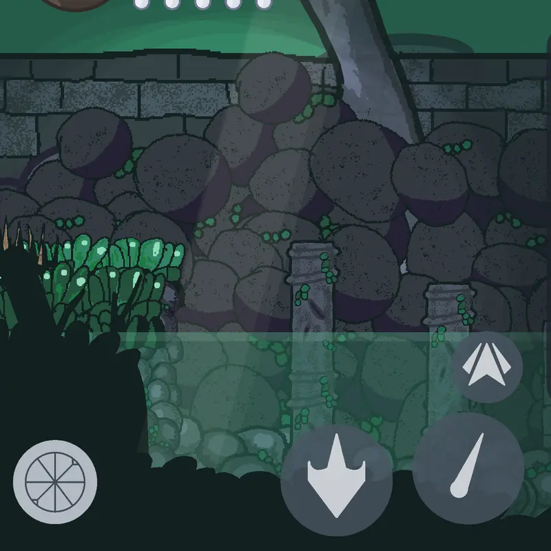 Hollow knight platformer by @MoreTrailerInk