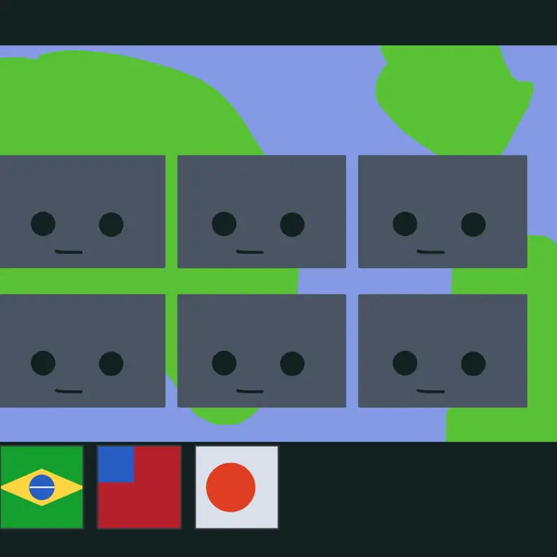 Banda de países by @exploradorterra