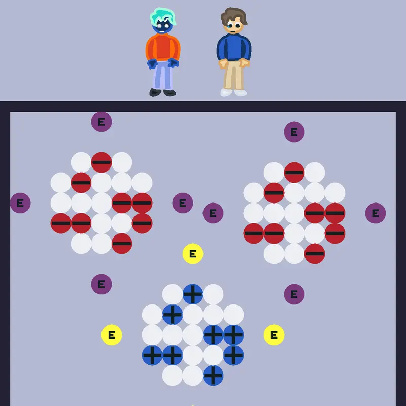 Antimatter and Kabum by @EstelaMaribel
