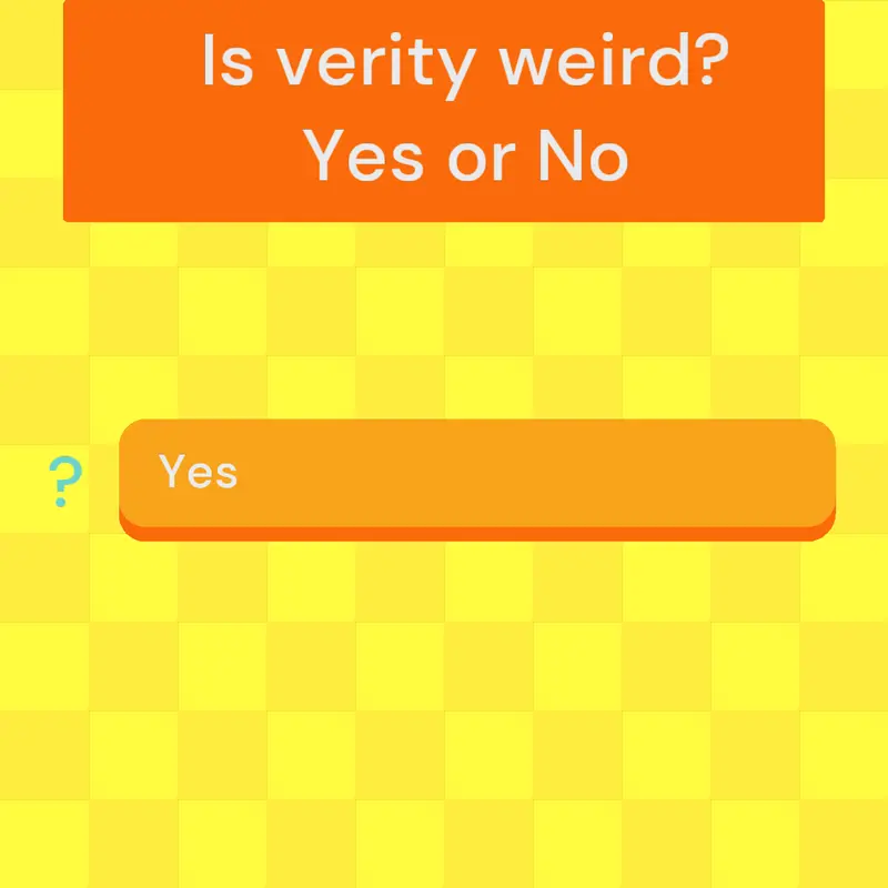 Is verity weird? (Late uploaded) by @Redbladeplayer