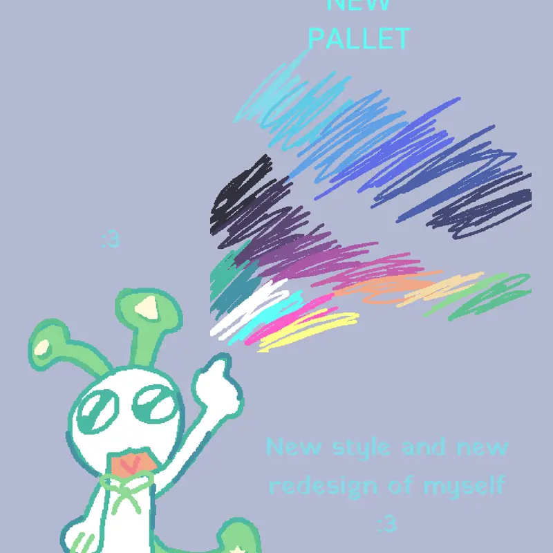MYY FIRST PALLET YIPEEEE >:3 ÆÆÆÆÆ by @Vee_chu