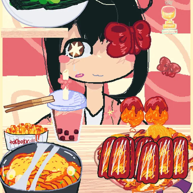 Mukbang irl by @Sirenx