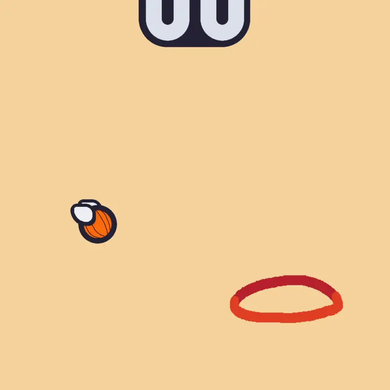 Flappy Dunk -But in castle! by @the_REAL_GamerCat100