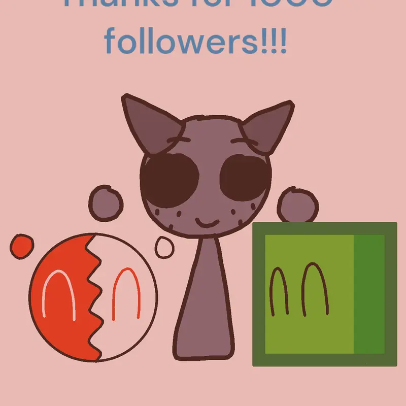 1000 followers by @GRAY_2026Sprunki
