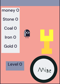 Character mining game