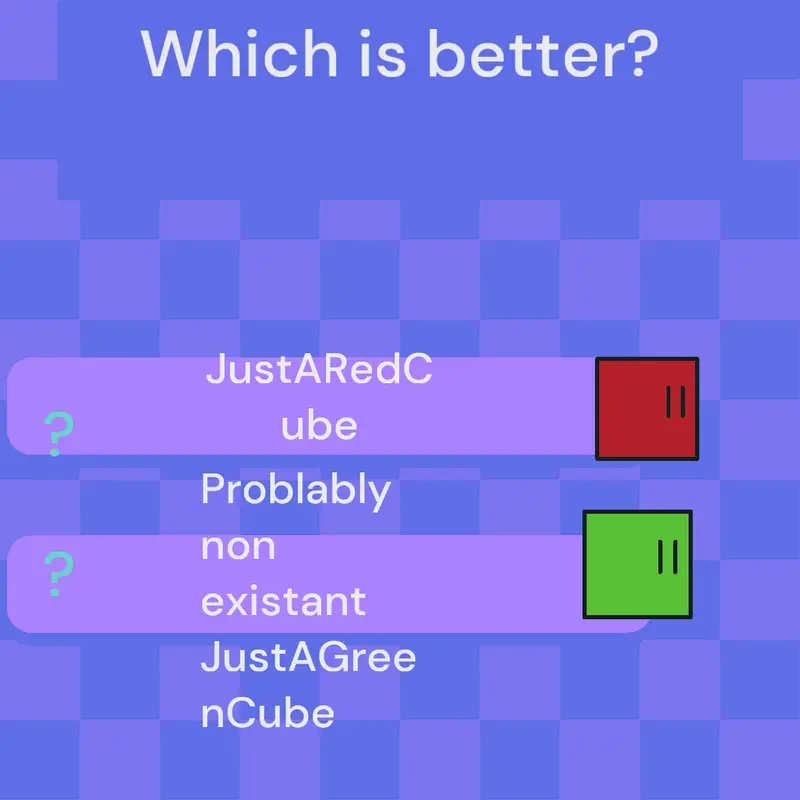 Game by @JustABrownCube