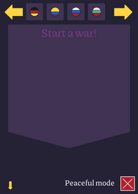 Start a war!