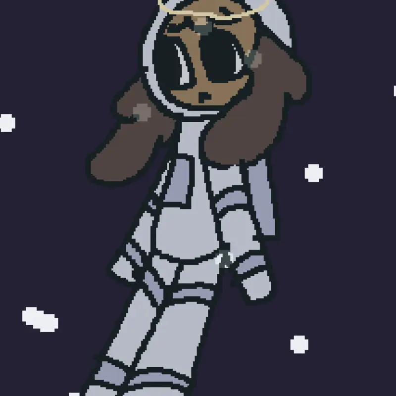 Laika, the first dog in space 🪽 by @ItzMaya999