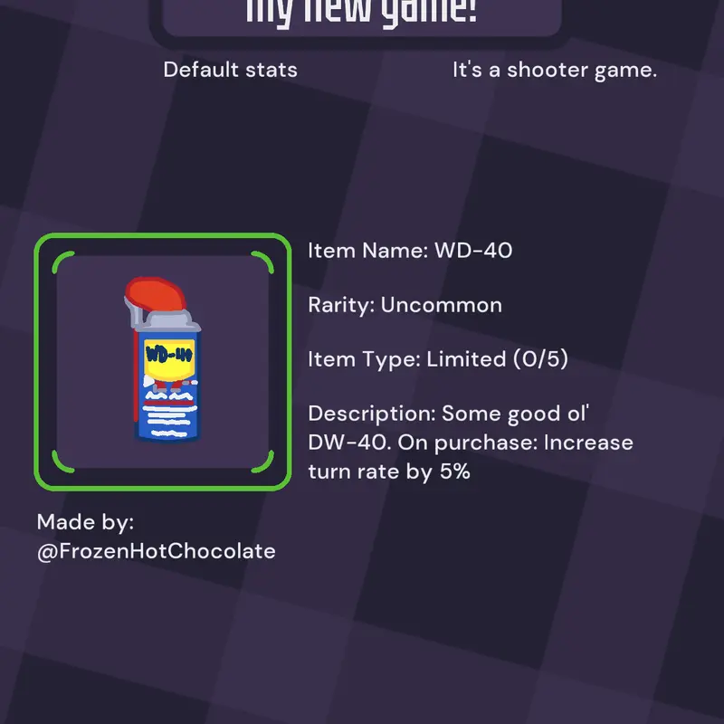 Game by @FrozenHotChocolate