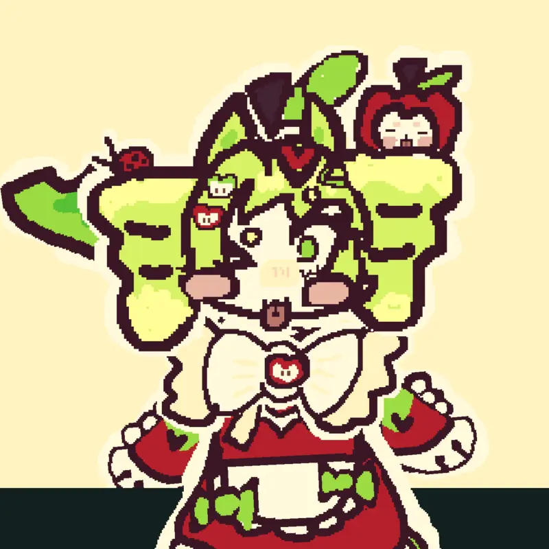 Apple by @chikin_nuggie
