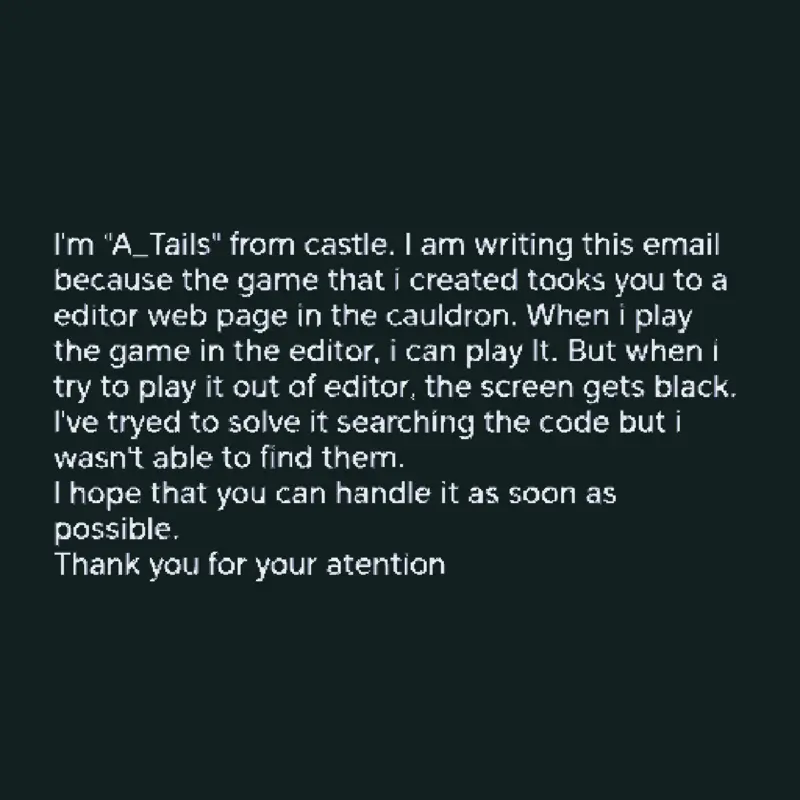 WRITTEN EMAIL CUZ WHY NOT by @A_Tails