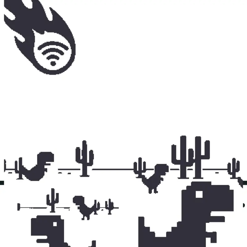 - Google Trex game - by @-Mrlockcup-