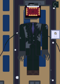 large tv man zombie Tags/