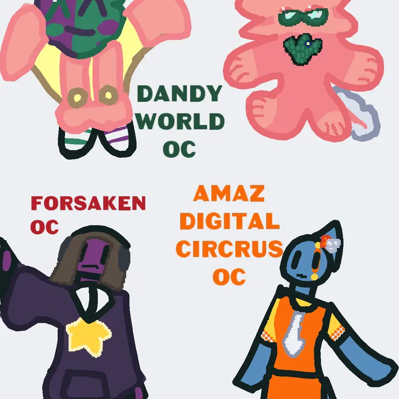 Oc's by @spiky_axolotl
