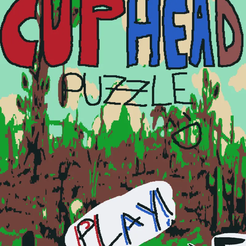 Cuphead puzzle!!! by @Migu3l_l3galzin