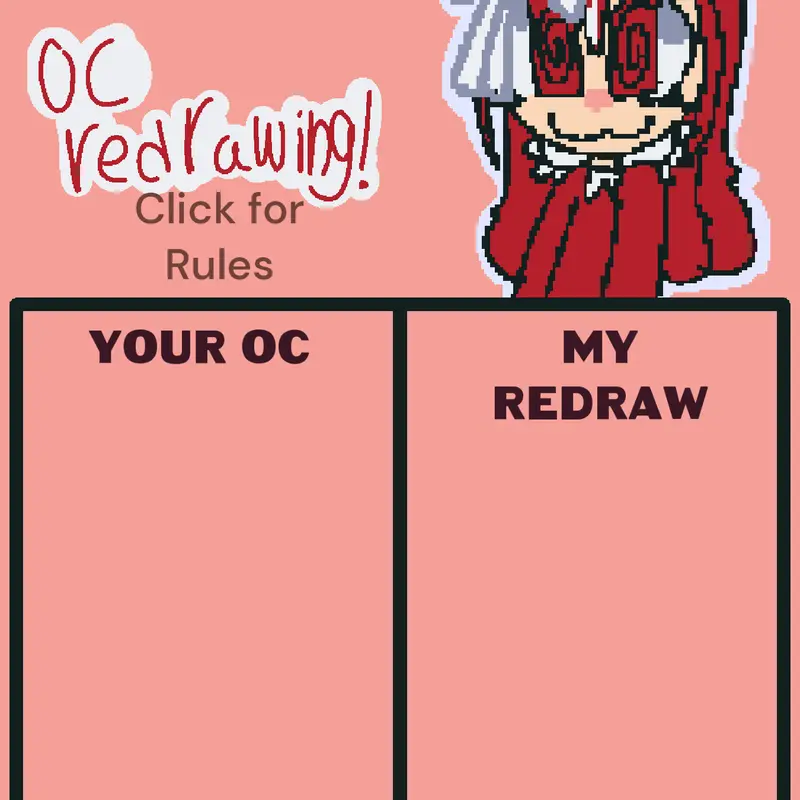 Oc redrawingggg by @noka-strawberry123