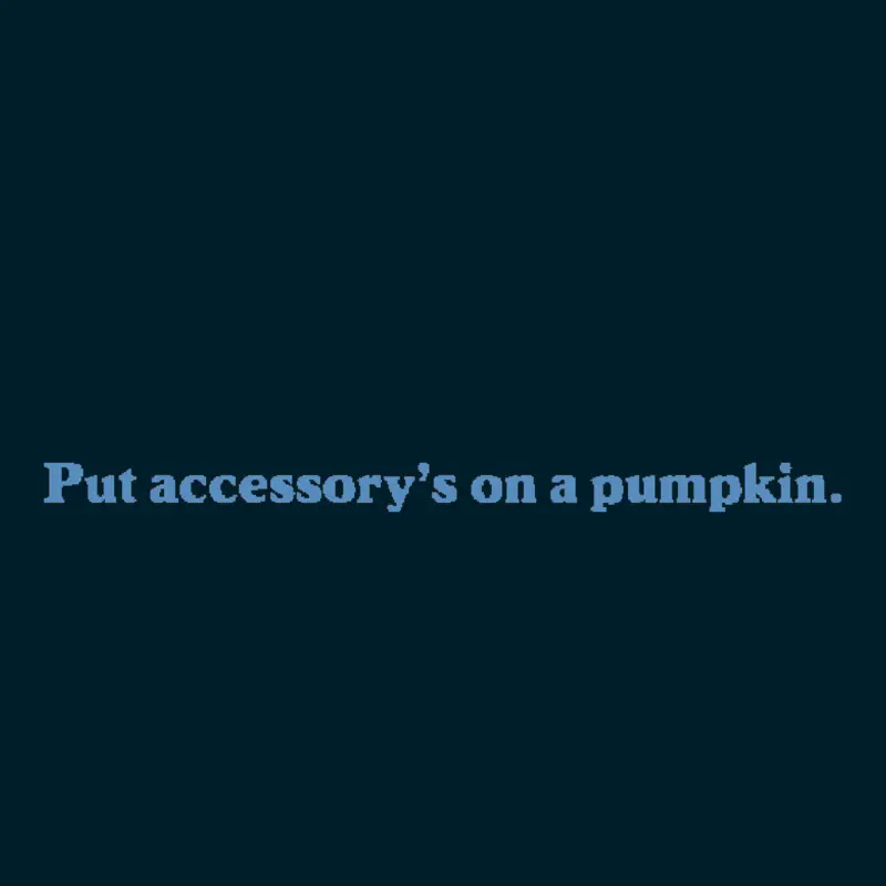 Put cosmetics on a pumpkin by @Me0wz