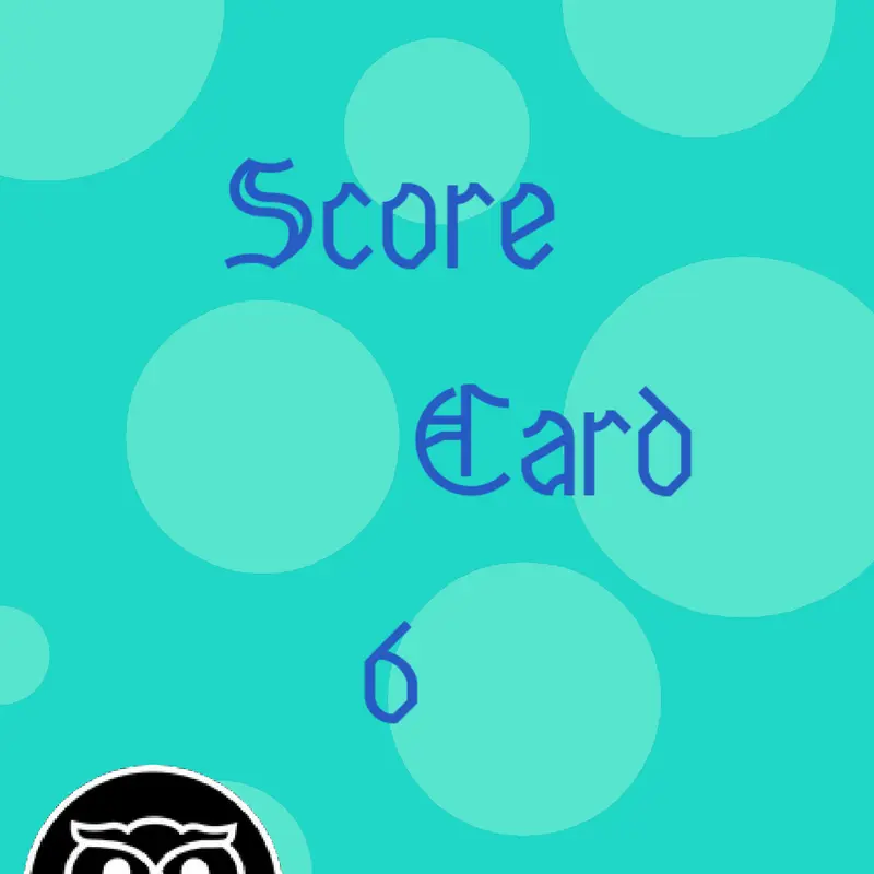 Score Card 6 by @Arctic_Heart_Studio
